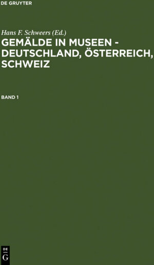 Buchcover ISBN 9783110932188