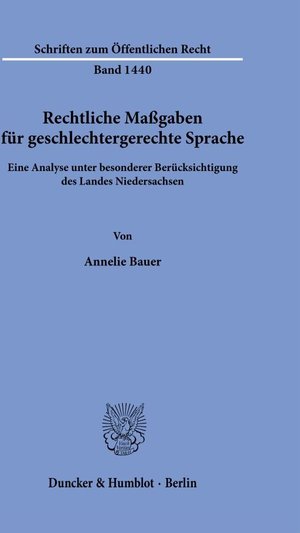 Buchcover ISBN 9783428181186