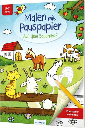 Buch Malen mit Pauspapier: Auf dem Bauernhof (978-3-480-23552-0)
