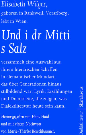 Buch Und i dr Mitti s Salz - Und in der Mitte das Salz (978-3-7082-3252-2)