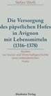 Buchcover Versorgung des päpstlichen Hofes in Avignon mit Lebensmitteln (1316-1378)