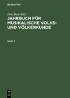 Buchcover Jahrbuch für musikalische Volks- und Völkerkunde / Jahrbuch für musikalische Volks- und Völkerkunde. Band 3