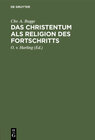 Buchcover Das Christentum als Religion des Fortschritts