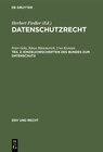 Buchcover Datenschutzrecht / Einzelvorschriften des Bundes zum Datenschutz
