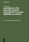 Buchcover R. Heidrich: Handbuch für den Religionsunterricht in den oberen Klassen / Glaubens- und Sittenlehre