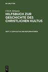 Buchcover Ulrich Altmann: Hilfsbuch zur Geschichte des christlichen Kultus / Zum Kultus der Reformatoren