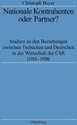 Buchcover Nationale Kontrahenten oder Partner?