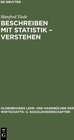Buchcover Beschreiben mit Statistik – Verstehen