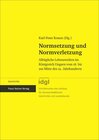 Buchcover Normsetzung und Normverletzung